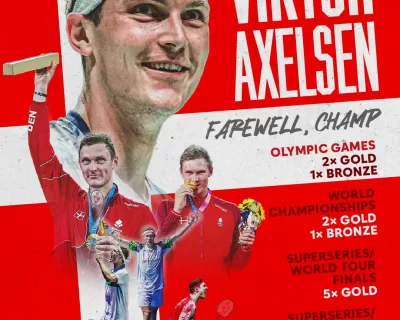 Viktor Axelsen tuyên bố giải nghệ, khép lại một kỷ nguyên cầu lông