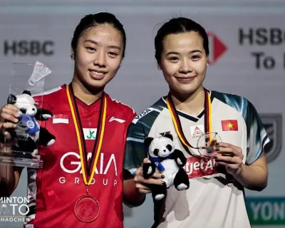 VĐV Nguyễn Thuỳ Linh giành vị trí Á quân tại giải German Open 2025