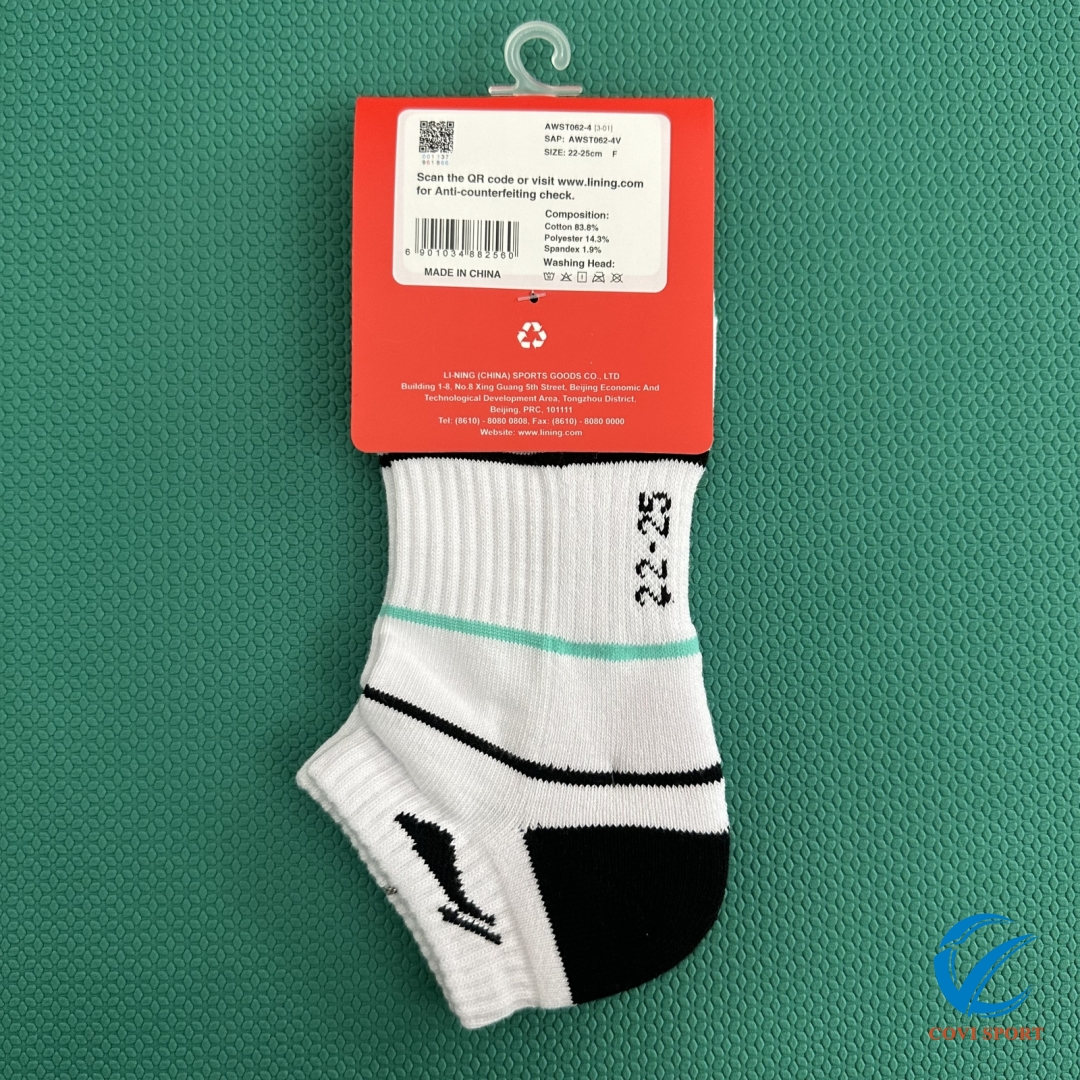 Tất Nữ Lining Chính Hãng AWST062-4