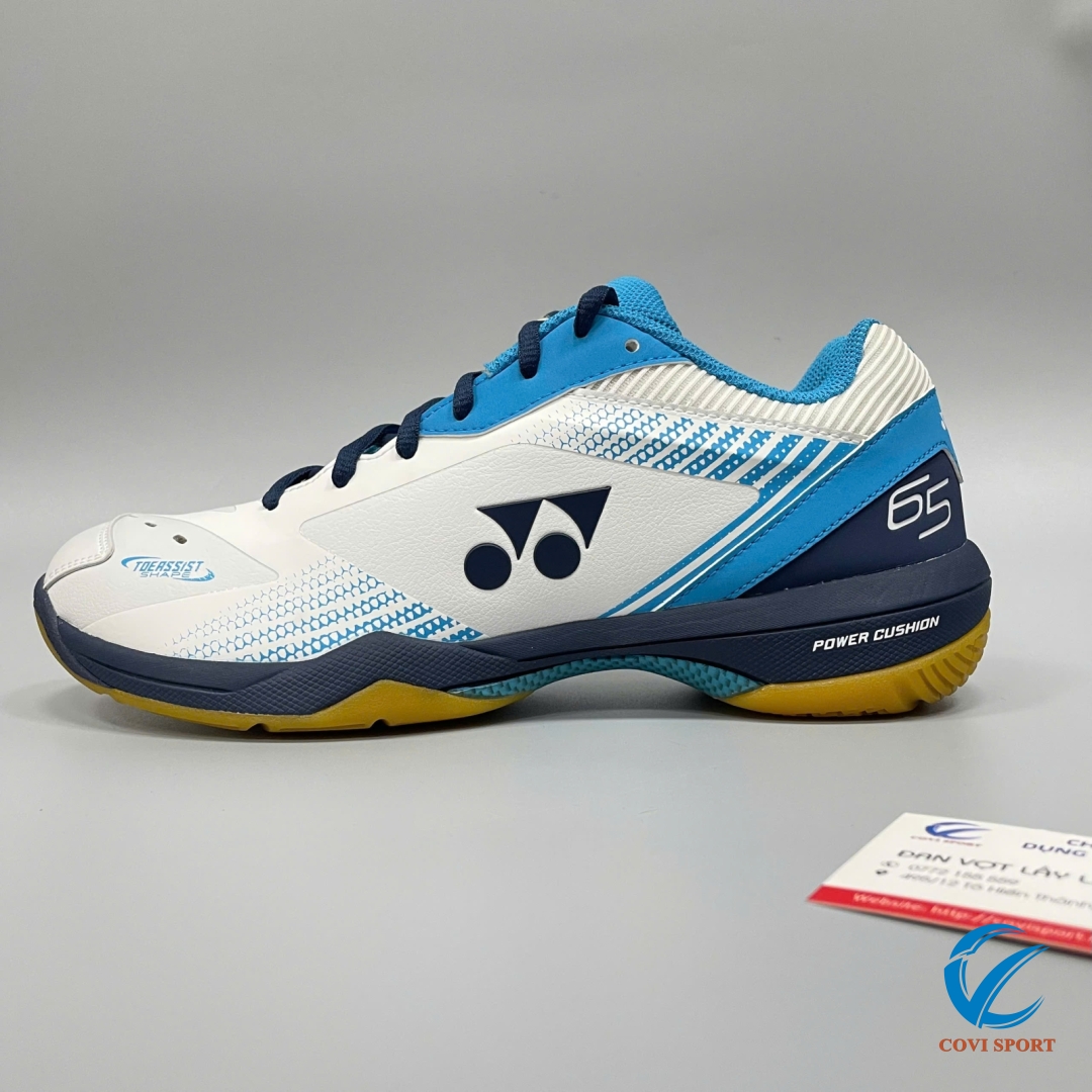 Giày Cầu Lông Yonex SHB 65Z3 Trắng Xanh 2024 Chính Hãng