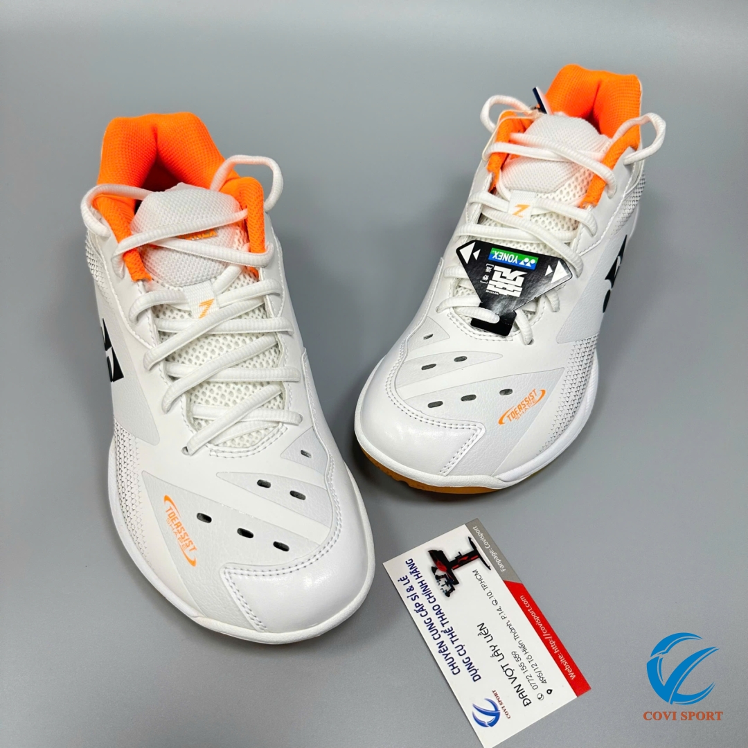 Giày Cầu Lông Yonex SHB 65Z3 Trắng Cam 2024 Chính Hãng