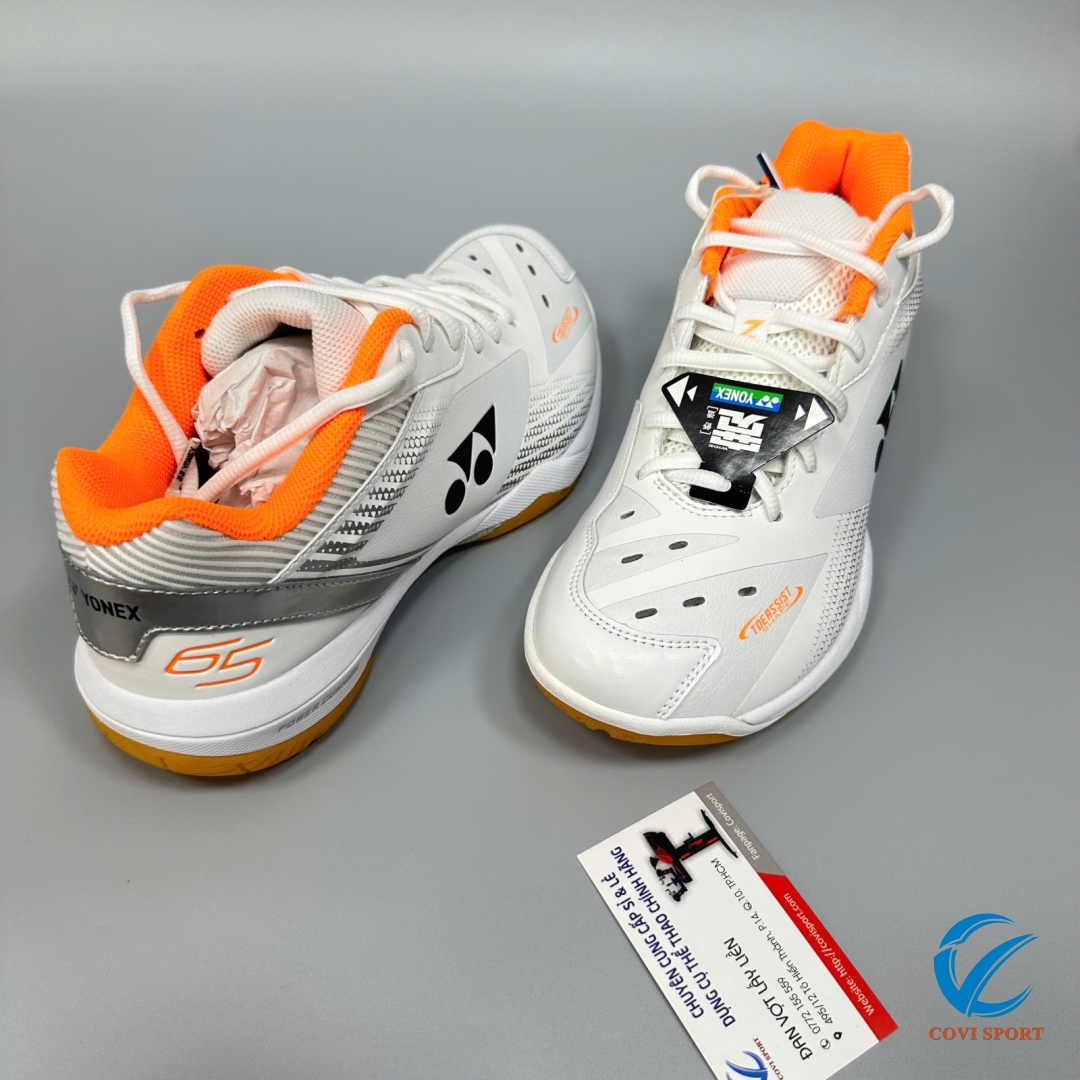 Giày Cầu Lông Yonex SHB 65Z3 Trắng Cam 2024 Chính Hãng