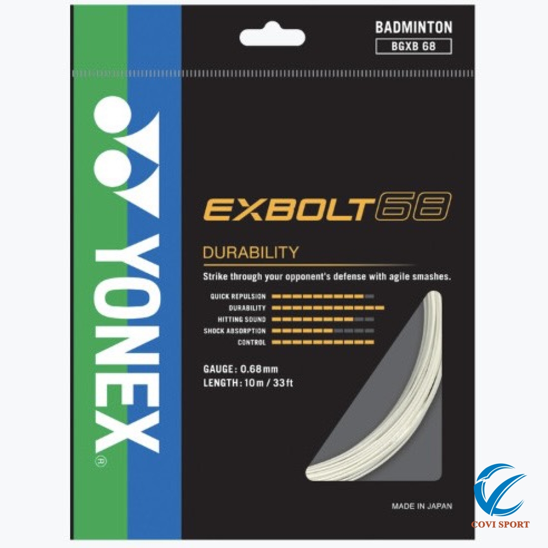 Dây Cước Căng Vợt Cầu Lông Yonex BG Exbol 68 Chính Hãng