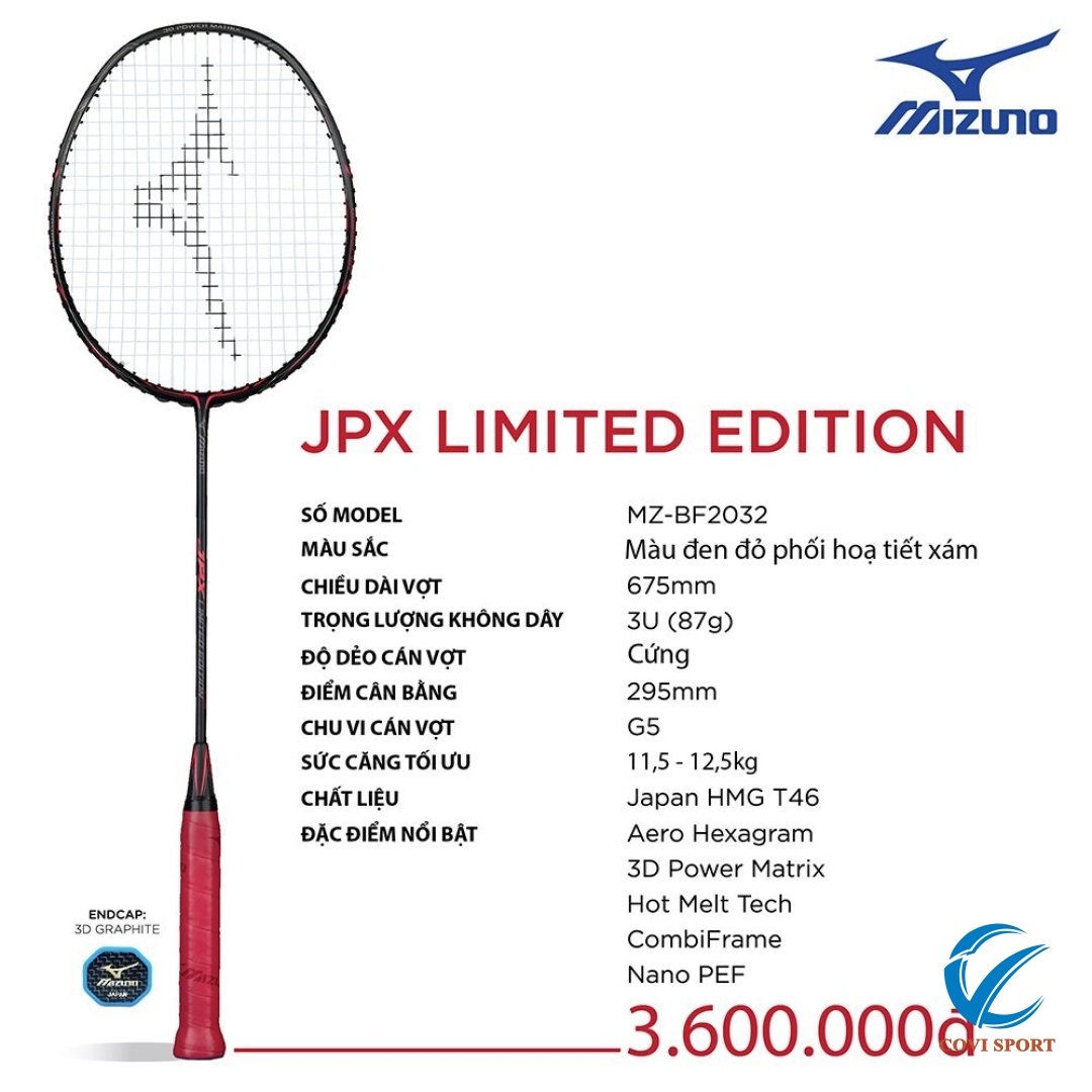 Vợt cầu lông Mizuno JPX Limited Edition Chính Hãng
