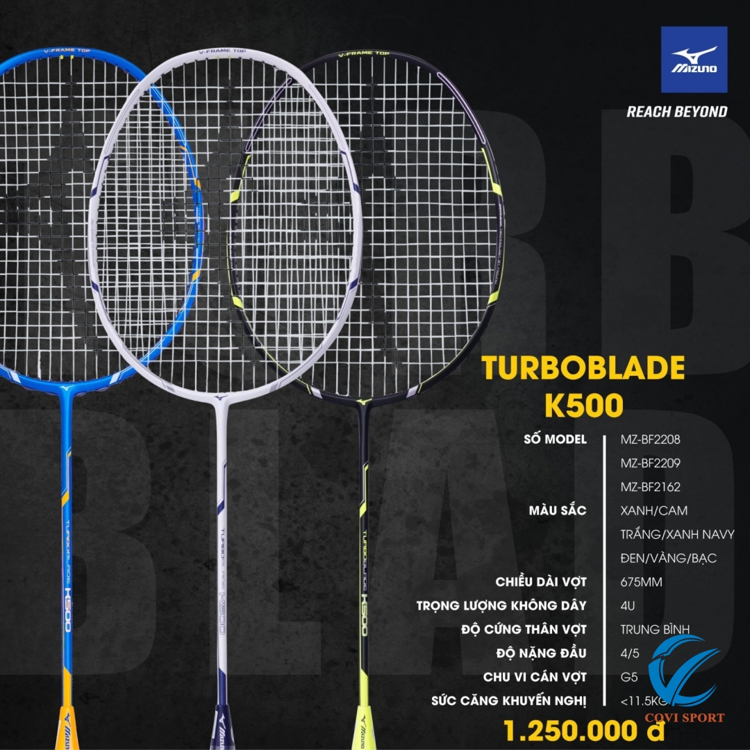 Vợt cầu lông Mizuno K500 Chính Hãng