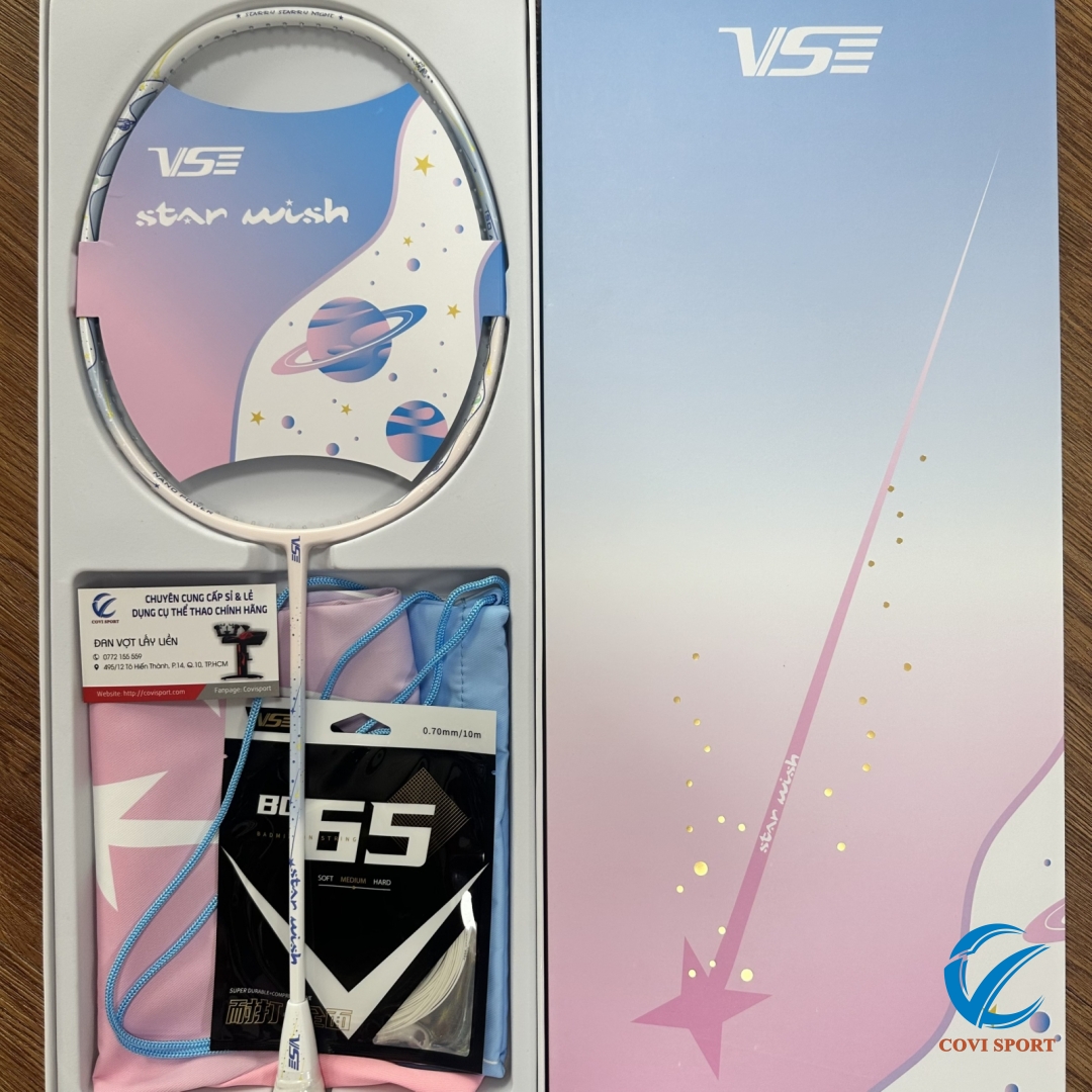 Set Vợt Cầu Lông VS Star Wish Chính Hãng