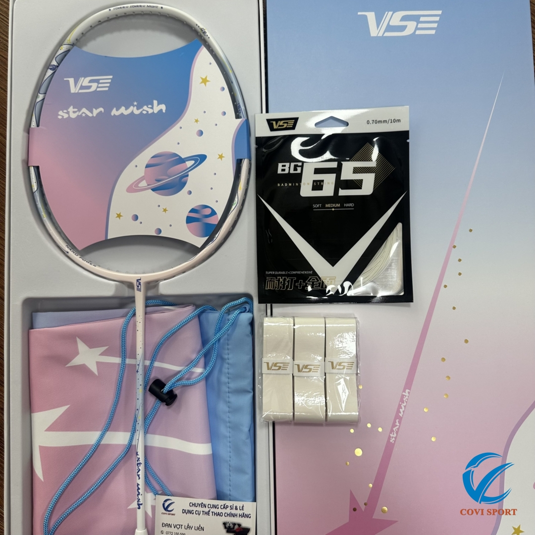 Set Vợt Cầu Lông VS Star Wish Chính Hãng