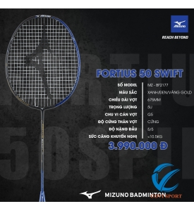 Vợt cầu lông Mizuno FORTIUS 50 SWIFT chính hãng